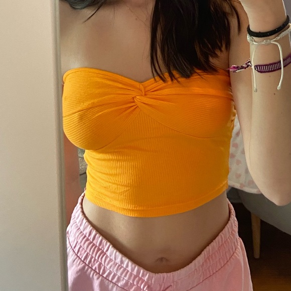 SHEIN Tops - NWT Orange Tube Top